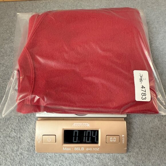 POLO by Ralph Lauren Y2K Mens Red Sweater Vest V-Neck Blue Pony Logo Size Large - Picture 12 of 13